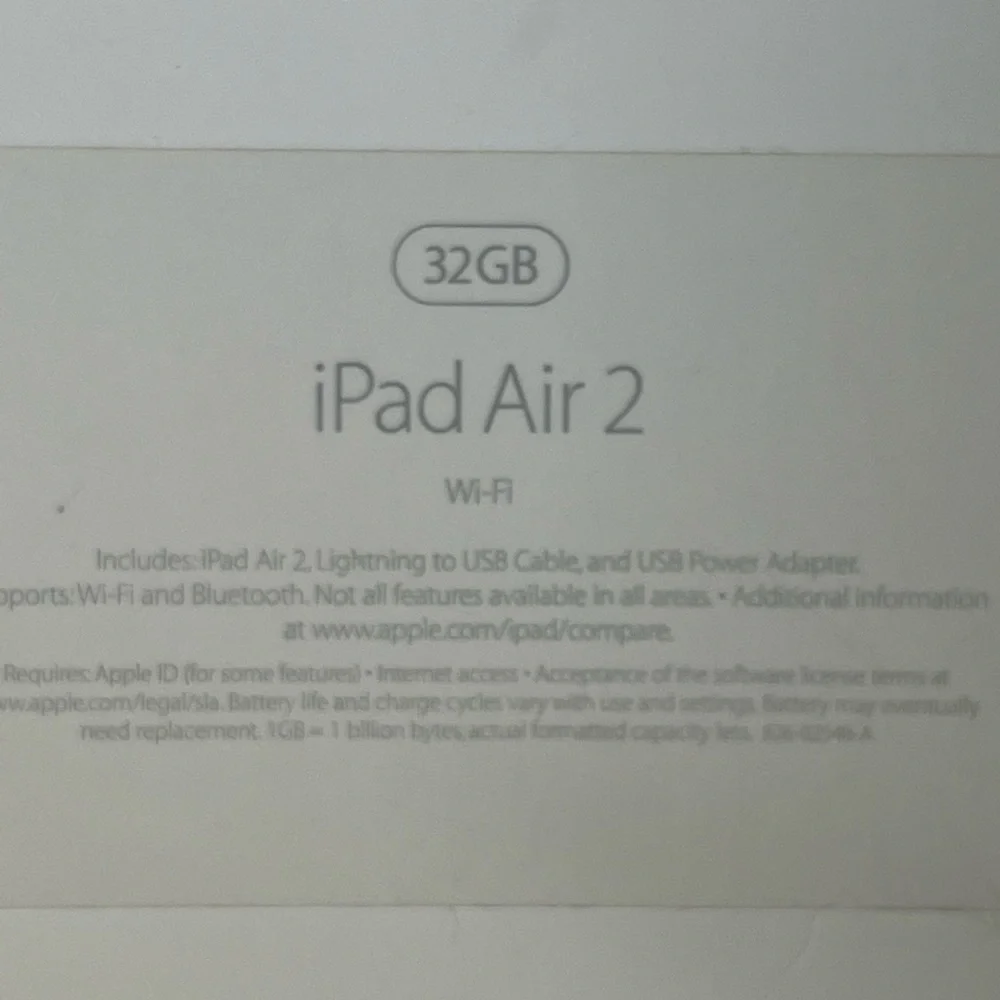 iPad Air 2 (2014) space gray